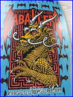 Original 1987 Powell Peralta Steve Caballero Dragon Skateboard Deck Blue