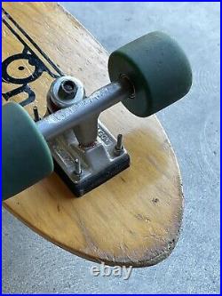 Original 70s Ride On Skateboard with Park Rider Radial Wheels & Indy Stage 1s