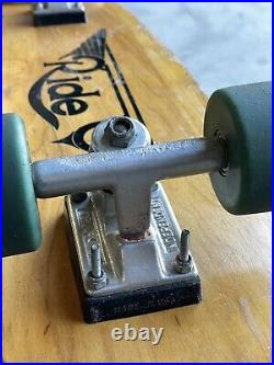 Original 70s Ride On Skateboard with Park Rider Radial Wheels & Indy Stage 1s