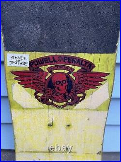 Original Powell Peralta Mike Vallely Elephant Skateboard Deck Vintage Bones
