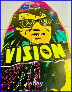 Original Vintage 1987 VISION PSYCHO STICK MINI SKATEBOARD DECK INXS OG