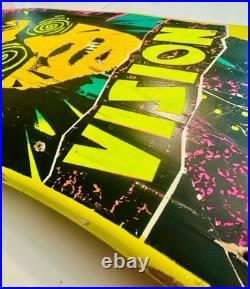 Original Vintage 1987 VISION PSYCHO STICK MINI SKATEBOARD DECK INXS OG