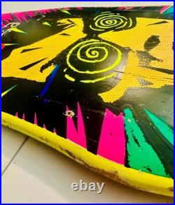 Original Vintage 1987 VISION PSYCHO STICK MINI SKATEBOARD DECK INXS OG