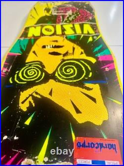 Original Vintage 1987 VISION PSYCHO STICK MINI SKATEBOARD DECK INXS OG