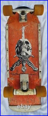 POWELL PERALTA RAYBONESRODRIGUEZ BRITELITE SKULL and SWORD VTG SKATEBOARD