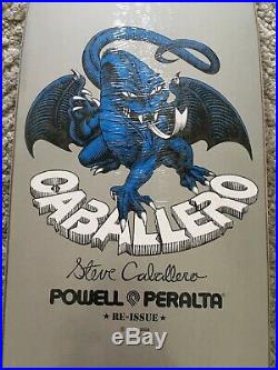 POWELL PERALTA STEVE CABALLERO REISSUE SKATEBOARD DECK 2006 Vintage Grey Dragon