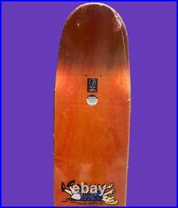 Polar Skate Co TEAM MODEL-BASKETBALL SKATEBOARD DECK 9.625 ORANGE COLOR WAY