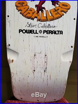 Powel Peralta Steve Caballero 1982 Vintage Skateboard Peralta Pig OG Genuine VTG