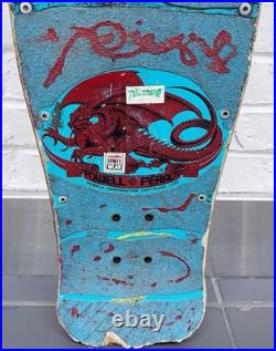 Powell Peralta 1987 Skateboard Steve Caballero Dragon & Bats Tracker Trucks Vtg