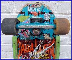 Powell Peralta 1987 Skateboard Steve Caballero Dragon & Bats Tracker Trucks Vtg