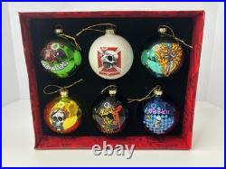 Powell Peralta Bones Brigade Skate 2014 Christmas Ornaments Complete Set Of 6