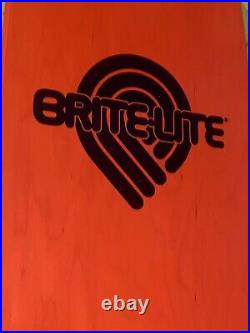 Powell Peralta Jay Smith Britelite Reissue Skateboard Rare Orange Vintage