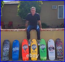 Powell Peralta Jay Smith Spoon Nose White Skateboard Deck (VERY RARE)