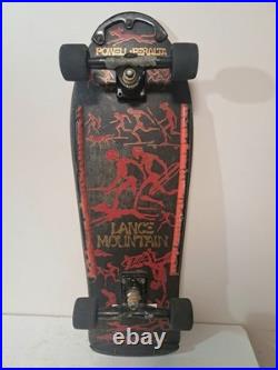 Powell Peralta Lance Mountain 1980s Vintage skateboard deck USED