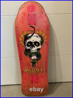 Powell Peralta Mike McGill OG Original Skateboard 80s Vintage Skull Snake