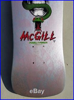 Powell Peralta Mike McGill Skull Snakeskin bottle nose vintage rare OG NOS cab