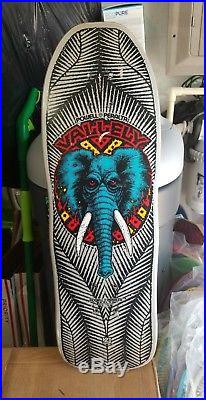 Powell Peralta Mike Vallely Silver reissue Elephant 2008 Skateboard Deck