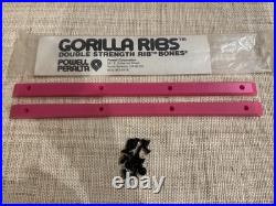 Powell Peralta NOS Gorilla Ribs ORIGINAL Vintage Skate Rails 14.5 PINK RARE