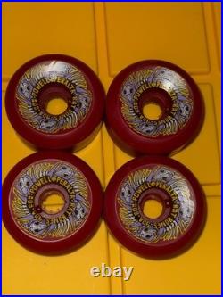 Powell Peralta NOS Red Rat Bones Vintage Skateboard Wheels 60/90A ORIGINAL