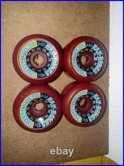 Powell Peralta NOS Red Rat Bones Vintage Skateboard Wheels 60/90A ORIGINAL