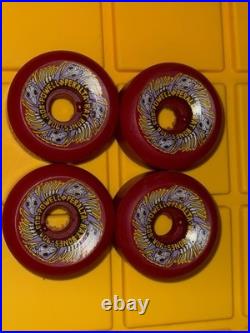 Powell Peralta NOS Red Rat Bones Vintage Skateboard Wheels 60/90A ORIGINAL