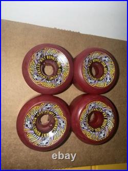 Powell Peralta NOS Red Rat Bones Vintage Skateboard Wheels 60/90A ORIGINAL