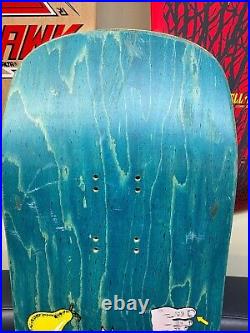 Powell Peralta Old School Original Tony Hawk Pictograph Skateboard Turquoise
