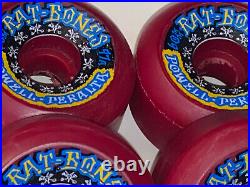 Powell Peralta Rat Bones Vintage Skateboard Wheels NOS Red