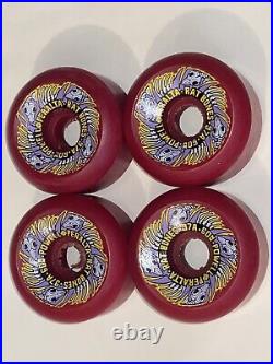 Powell Peralta Rat Bones Vintage Skateboard Wheels NOS Red