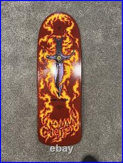 Powell Peralta Tommy Guerrero Bones Brigade Skateboard Deck Flaming Signed Auto