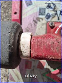 Powell Peralta Tony Hawk Skateboard Bird Skull Pink Red 1980's with rare hosoi Powell Peralta Tony Hawk Skateboard Bird Skull Pink Red 1980's with rare hosoi