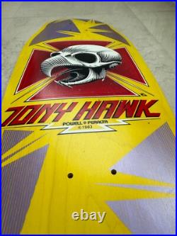 Powell Peralta Tony Hawk Yellow Skateboard Deck OG (not A Reissue)