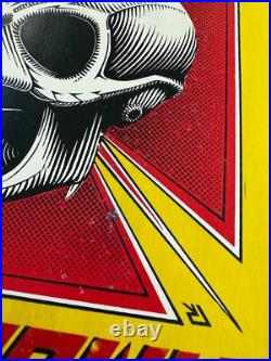 Powell Peralta Tony Hawk Yellow Skateboard Deck OG (not A Reissue)