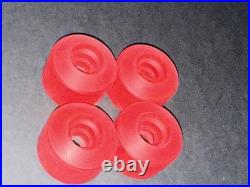 Powell Peralta Two Rats Skateboard Wheels Conical Vintage Rat Bones NOS RARE RED