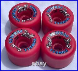 Powell Peralta Two Rats Skateboard Wheels Conical Vintage Rat Bones NOS RARE RED