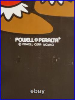 Powell Peralta Vintage NOS Skateboard Deck Team Monkey Sean Cliver Rare