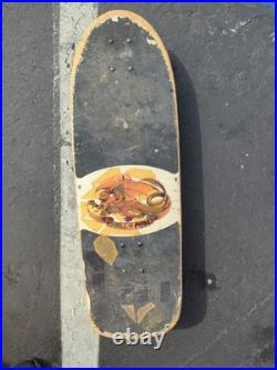 Powell Peralta skateboard 1978 Skull And Sword White Vintage Powell Peralta skateboard 1978 Skull And Sword White Vintage