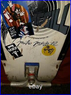 Powell peralta skateboard vintage Mike McGill 1st board 1981RARE bones brigade