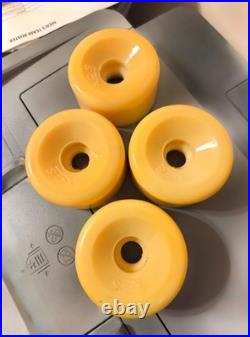 RARE? 1970s 4-N. O. S. VINTAGEACSORIGINAL SKATEBOARD/ROLLERSKATE WHEELS