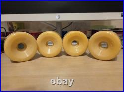 RARE? 1970s 4-N. O. S. VINTAGEACSORIGINAL SKATEBOARD/ROLLERSKATE WHEELS