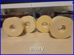 RARE? 1970s 4-N. O. S. VINTAGEACSORIGINAL SKATEBOARD/ROLLERSKATE WHEELS