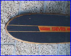 RARE 1970s Vintage SIMS Woodkick Skateboard Deck Wood Kick 30 OG Old School