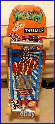 RARE 2008 Christian Hosoi Hammerhead Skateboard Complete- Indy / Spitfire / NEAL