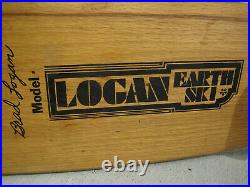 RARE! 70's Logan Earth Ski BRAD LOGAN skateboard, vintage complete & original