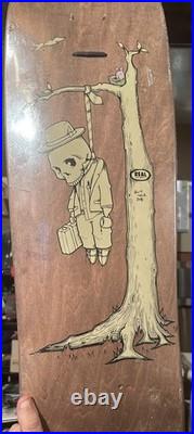 RARE Real x Jeremy Fish Skateboard Deck Jim Thiebaud Hanging Klansmen Remix #331