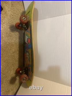 RARE Retro 80s XP Series Variflex California Face Skateboard