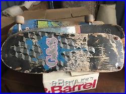 RARE VINTAGE1985 G&S Neil Blender Rock Dog #2 Skateboard + 2 Add'l Decks +Parts