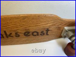RARE Vintage 1970s OAKS EAST Skateboard Complete Stinger Beamer OJs Trackers