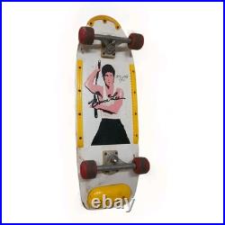 RARE Vintage 1980s Original Bruce Lee Skateboard Complete Old School Concave