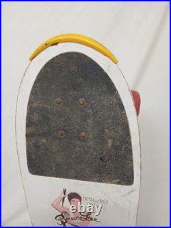 RARE Vintage 1980s Original Bruce Lee Skateboard Complete Old School Concave